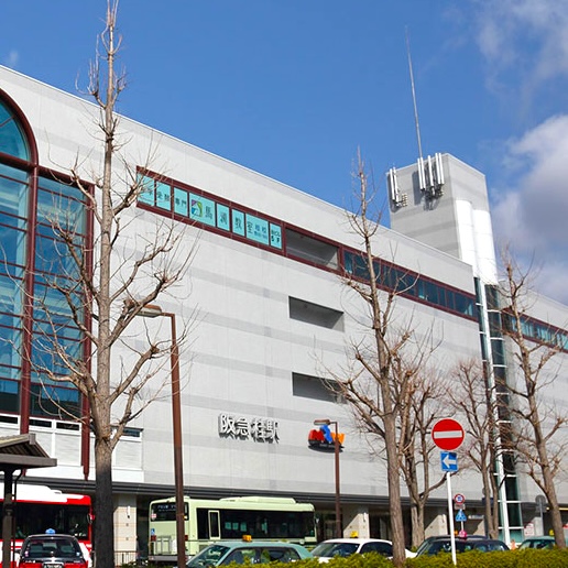 阪急桂駅の写真-アイケアLaBo京都桂店からの写真