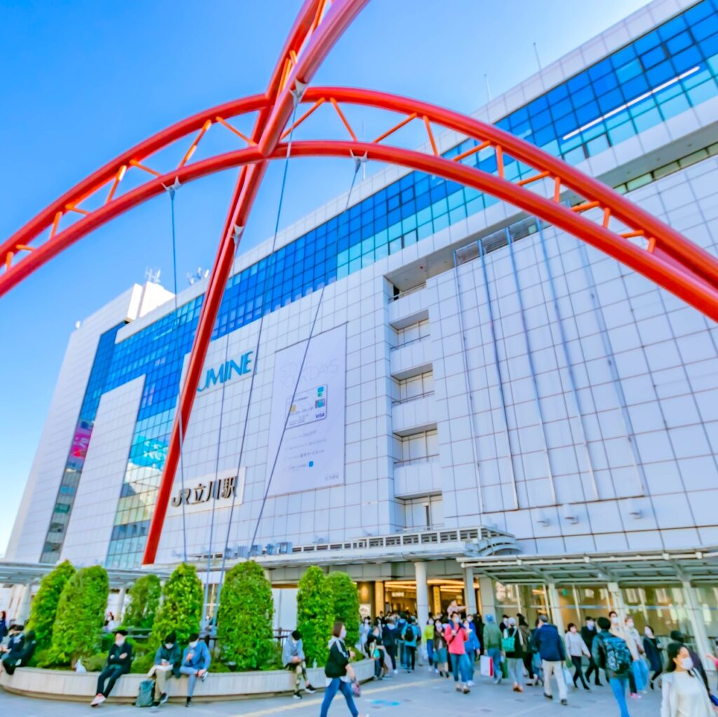 JR立川駅の写真-アイケアLaBo立川店からの写真